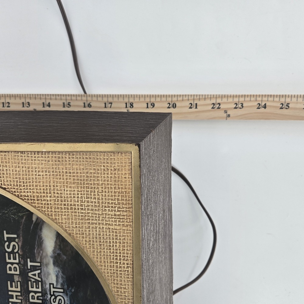 Vintage 1982 Schmidt Beer Lighted Wall Clock Sign G Heileman Embosograph Mancave - Picture 7 of 16